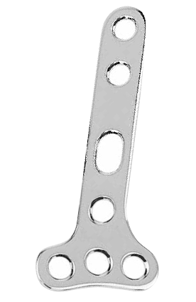 Small T-Plate, Oblique 3.5 mm
