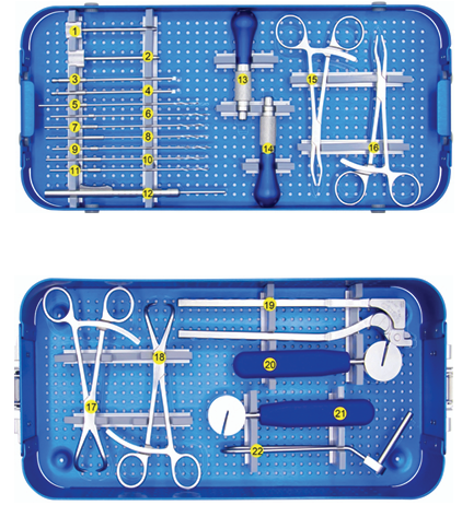 Rib Reconstruction Locking Plate Instrument Set