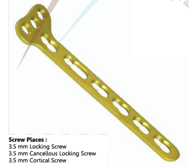 Small T Locking Plate Right Angled