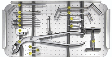 4.0/5.0 Paediatrics Osteotomy Locking Plate Instrument Set - foto 3